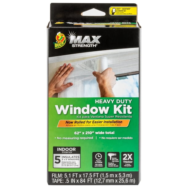 Kit de aislamiento de ventanas Duck MAX Strength Winter 5 Windows