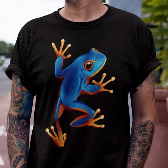 Vintage Frog Shirt Tropical Frog Lover Gift Toad Funny Animal Hipster T Shirt