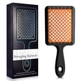 thumbnail image 5 of Square Paddle Cushion Hair Brush with Square‑Tipped Bristles for Gentle Detangling, Scalp Massage Hairbrush for Wet Dry All Hair Types, 5 of 8