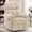 Khaki, variant on Korser Small Recliners for Small Spaces,Swivel Rocker Recliner Chair with Side Pockets for Living Room,Beige