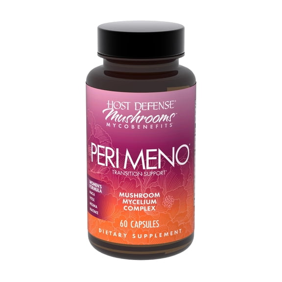 Host Defense MycoBenefits Peri Meno Capsules, 60 Capsules (30 Servings)
