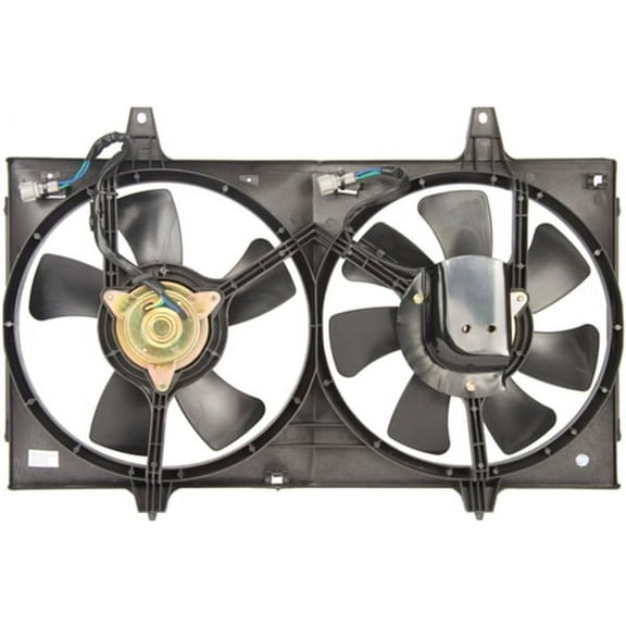 Four Seasons Dual Radiator and Condenser Fan Assembly P/N:75243 Fits select: 1995-1999 NISSAN MAXIMA, 1996-1999 INFINITI I30