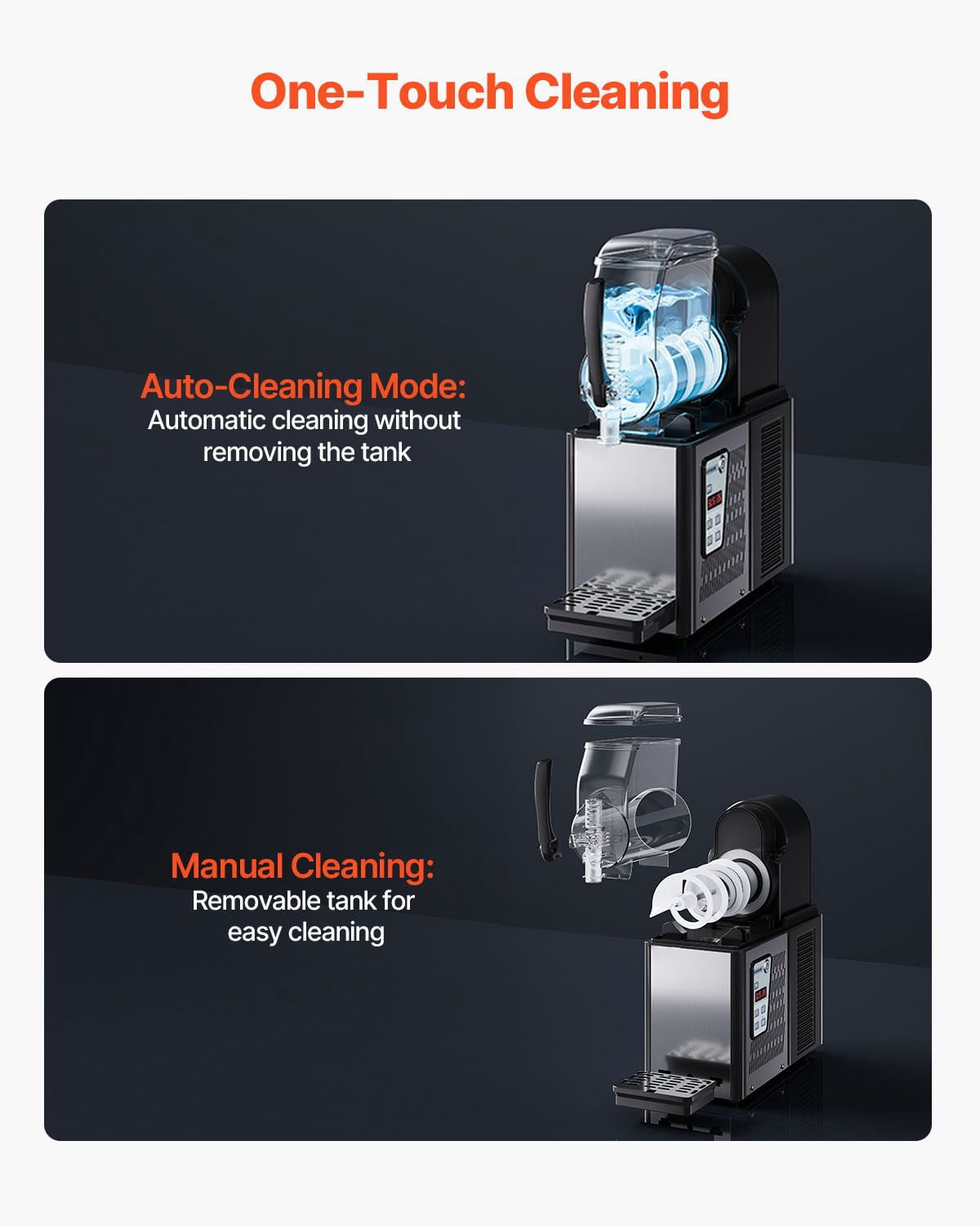 Dranite 4L Slushy Machine Commercial Grade ? Margarita, Smoothie, and Frozen Drink Slushie Maker