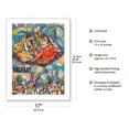 thumbnail image 2 of Fly to Baghdad Iraq - Magical Flying Carpet - Vintage Travel Poster c.1950s - Bamboo Fine Art 290gsm Paper (Unframed) 17x22in, 2 of 4