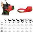 thumbnail image 3 of Didog Dog Anti-Bark Bite Nylon Muzzle Nylon Pet Dog Muzzle Head Collar With Adjustable Strap 4 Color for Small Large, 3 of 3