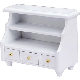 Mini Table de Chevet, Jouet de Mobilier, Drôle 1:12 Enfants pour Enfants