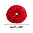 thumbnail image 3 of Steadline Luxury Velvet Accent Pillow - Round Ice Flower Textured Floor Cushion With Soft Fabric For Living Room And Bedroom Decor With Versatile Use For Seating And Stylish Home Styling Purposes, 3 of 6
