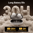 thumbnail image 3 of T62 Bluetooth 5.3 Wireless Bluetooth Earbuds - Hybrid Active Noise Cancelling ENC in-Ear Headphones with Wireless Charging Case for Music and Calls - Superior Sound Quality and Comfort, 3 of 7