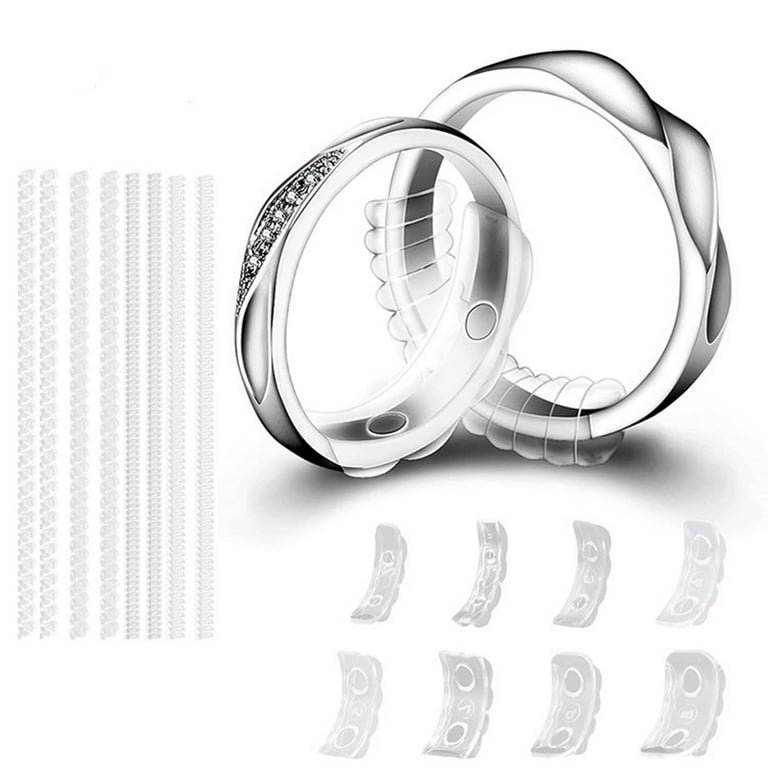 16Pcs Ring Guard Ring Sizer for Loose Rings Ring Size Adjusters for Wedding  Rings 4 Style Ring Spacers Spiral Tightener 