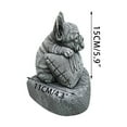 thumbnail image 2 of VBVC French-Bulldog Welcome On A Plinth Home Or Garden Decoration, 2 of 3