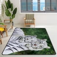 thumbnail image 2 of Crawling Indoor Carpet Play Mat White Tigers in Forest for Living Room Bedroom Educational Nursery Floor Mat Area Rugs 63x48in, 2 of 6