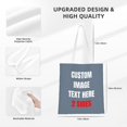 thumbnail image 4 of Custom Tote Bag Bags With Logo Personalized Custom Bags Shopping Bags Reusable Grocery Bags Bulk - Add Your Text Image, 4 of 8