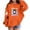 Orange, variant on YUANxueke Boys & Girls Cute Ghost Print Sweatshirt, Long Sleeve Hooded Sweatshirt with Kangaroo Pocket, Fashion Loose Pullover Tops