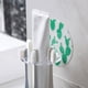 thumbnail image 4 of Soporte para cepillos de dientes de baño Estante de almacenamiento de pasta de dientes sin perforaciones (cactus verde) Likrtyny Libre de BPA, 4 of 8