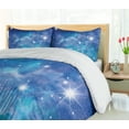 thumbnail image 5 of Ambesonne Space Duvet Cover Sets, Planet Star Clusters, 2-King, Purple Grey Turquoise, 5 of 7