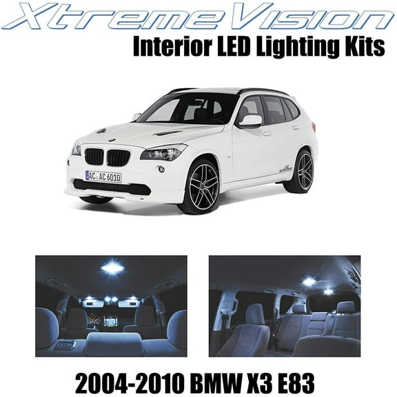 XtremeVision Interior LED for BMW X3 E83 SUV 2004-2010 16 pcs Cool White Interior LED Kit   Installation Tool