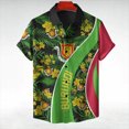 thumbnail image 3 of Camisas gráficas con mapa de la bandera de Burundi y estampado completo para hombres, camisas casuales de manga corta hawaianas para la playa, blusas con emblema nacional para hombres, 3 of 5