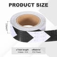 thumbnail image 2 of Uxcell Reflective Tape, Self-Adhesive Trailer Reflector Tape Waterproof Warning Sticker Black-white 1 Inch x 16 Feet, 2 of 6