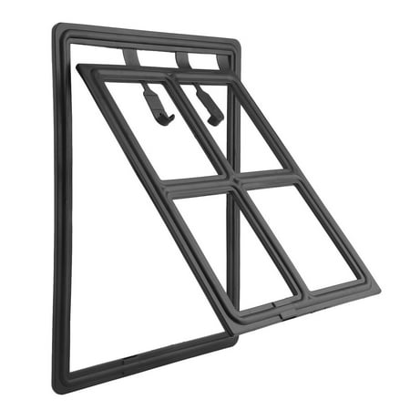2 Way Magnet Screen Door Lockable Pet Flap Door Dog Cats
