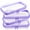 D, variant on Clear Hard  Zipper , Clear Zipper Pouches Waterproof Makeup Organizer & Travel Toiletry Bag,  Organizing