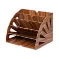 thumbnail image 4 of Clasificador de Archivos shamjiam Organizador de Escritorio Madera, 4 of 8