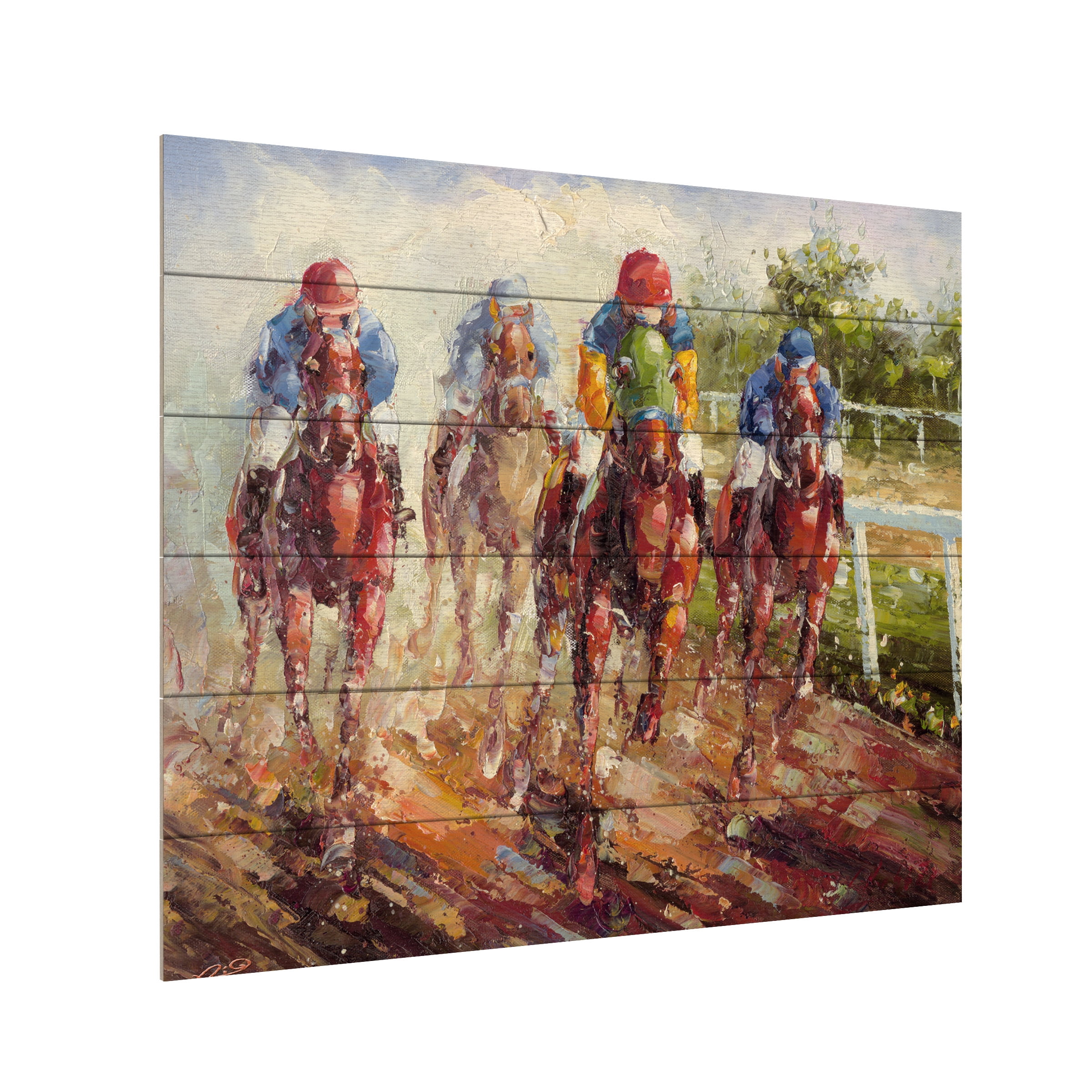 Trademark Fine Art 'Kentucky Derby' Canvas Art by Rio