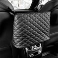 thumbnail image 3 of Kmbangi Car Hanging Back Seat Diamond Check Modern Leather Pack Buckle Bag, 3 of 6