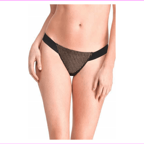 Natori Imperial Thong Style, Black Shine, M