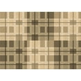 thumbnail image 1 of Ahgly Company Indoor Rectangle Patterned Wood Brown Area Rugs, 3' x 5', 1 of 1