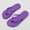 #0287-Purple, variant on Summer Thong Sandals for Men and Women, Embossed Rubber Flip Flops, Lightweight Beach Shoes, Casual Outdoor Footwear Gift