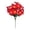 Red, variant on Yhmxh Red White and Blue Flowers Artificial Mixed Patriotic Flower Silk Bouquet for Memorial 4th of July Independence Day Centerpiece Table Home Decor Cemetery Grave Decorations