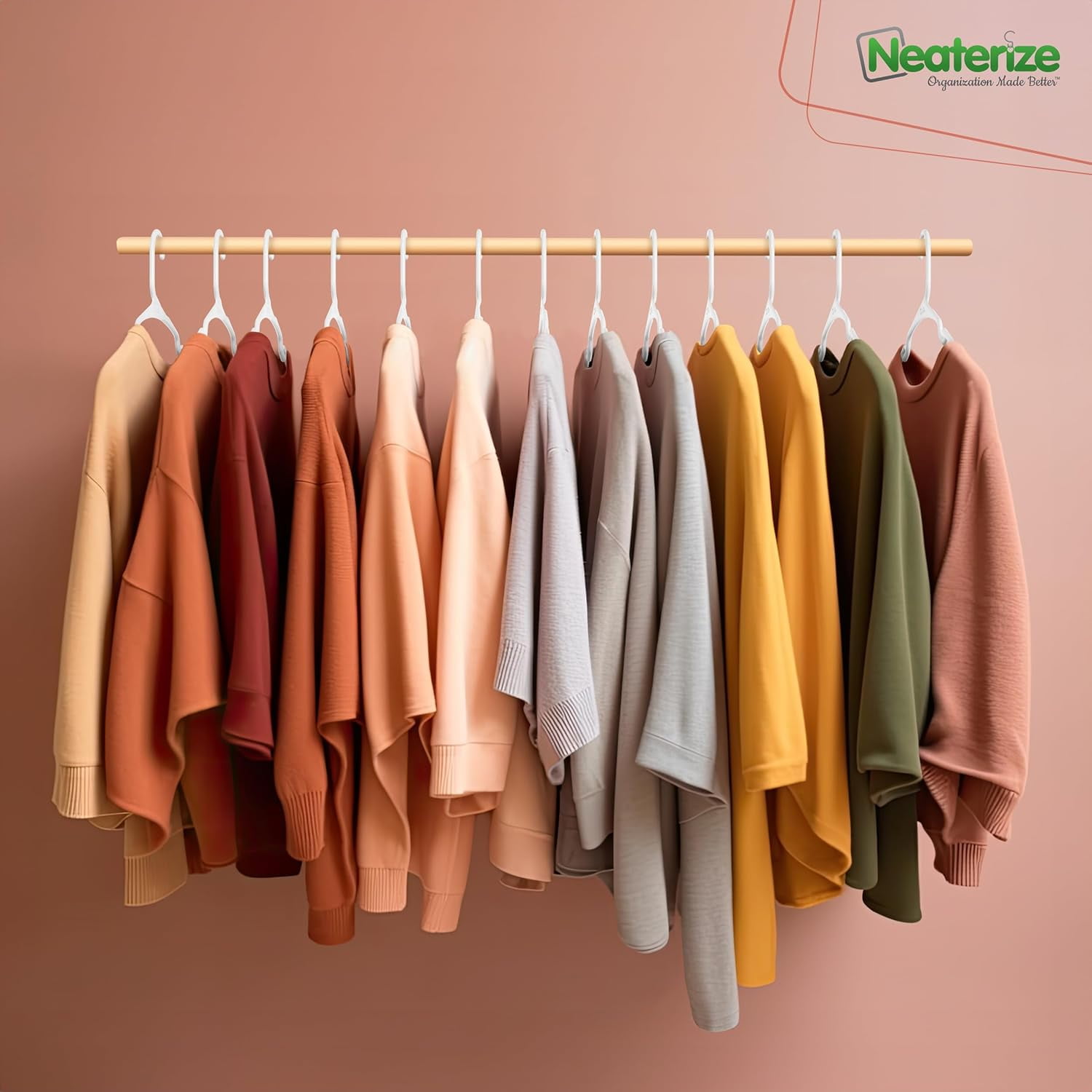 Clothes Hangers Plastic 20 Pack for Adults - Plastic Hangers, The Perfect Coat Hanger and Space Saving Clothes Hangers for Closet, Percheros Ganchos para Colgar Ropa Hangars - White Hangers