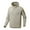 Khaki, variant on Xzbqbs Men's Track Jackets Casual Fleece Lightweight Full-Zip Solid Hooded Coats Workout Running Athletic Jacket With Zip Pockets