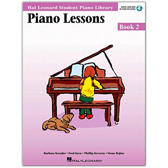 Pre-Owned Piano Lessons Book 2 - Hal Leonard Student Piano Library | Educational Piano Sheet Music with Audio and MIDI Access | Beginner to Intermediate Instructional Method for Practice and Skill Development,