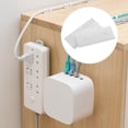 thumbnail image 3 of Power Strip Bracket, 5-Pack Self Adhesive, Surge Protector Bracket, Drill-Free Cable Management System, 3 of 8