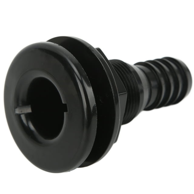 1in Thru Hull Fitting ABS Durable Marine Hose Connection for Boats Mariners