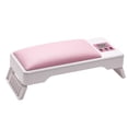 thumbnail image 1 of TFixol Dual-Purpose Foldable Nail Curing Lamp with 24 LED Beads, 72W UV/LED Light Source, Adjustable Timer, and Comfortable Hand Rest Pillow in Pink, 1 of 6