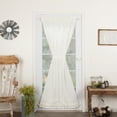 thumbnail image 2 of VHC Brands Tobacco Cloth Antique White Door Panel Curtain Rustic Farmhouse Cotton for Patio Side Door 72x40, 2 of 8