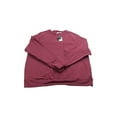 thumbnail image 3 of And Now This Men’s Solid Fleece Sweatshirts, Burgundy, Large, 3 of 5