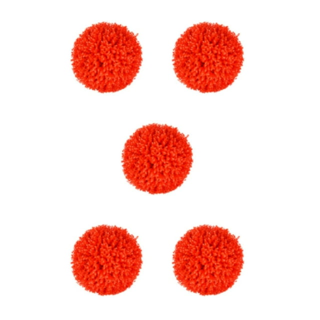 Youkk Artificial Ball Realistic Appearance For Beautiful Indoor Or Outdoor red 30cm 5Set