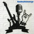thumbnail image 2 of Handmadetneonsign Personalized Rock Musical Instrument Metal Wall Art LED Light - Custom Music Studio, 2 of 3