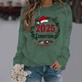 thumbnail image 2 of WEAIXIMIUNG Ladies' Winter Floral Print Sweatshirt Long Sleeve Christmas Top, 2 of 4