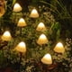 thumbnail image 1 of Luces solares de jardín al aire libre, luces solares de setas 10 LED luces de estaca de jardín impermeables para paisaje de camino WD.WDQZL Hogar, 1 of 5