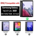 thumbnail image 2 of LTROP Samsung Galaxy Tab A7 Lite Case 8.7 Inch, Galaxy Tab A7 Lite Case, Tab A7 Lite Case, Shockproof Convertible Handle Stand Bumper Kids Case for Samsung Galaxy Tab A7 Lite 8.7 (SM-T220/T225), Red, 2 of 8