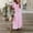005 Red, variant on Women's Summer Boho Maxi Dresses V Neck Short Sleeve Loose Fit Dress Slit Beach Vacation Dresses