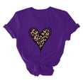 thumbnail image 4 of LSLJS Women's T-shirt Imprimé Arbre de Noël à Manches Courtes Col Rond Décontracté, 4 of 5