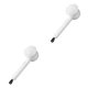 thumbnail image 3 of Bearachild ABS TPR Cepillo de limpieza de vegetales 2 en 1 Cepillos colgantes elegantes con mango Accesorios para depurador de frutas, zanahorias y papas Blanco 2piezas Bearachild CBP316778, 3 of 6