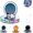 Silver, variant on Electric Magnetic Wireless Charging Car Phone Mount, 360 Degree Rotation for Dashboard Navigation Driving Hands Free Use