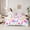 Pink White, variant on Homewish Watercolor Floral 7-Piece Twin Bedding Sets,Cute Daisy Flower Bedding Comforter Set,White Orange Sheet Sets For Girls Teens,Luxury Bedroom Decor Reversible