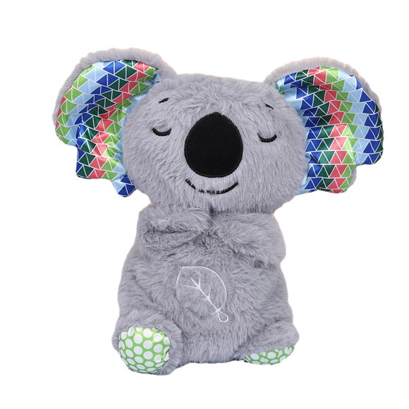 Fairnull Stuffed Toy Plush Toy Simulated Uterus Comfort Toy with Breathing Movement & Music Animal Doll Plush Toy for Baby Boys & Girls